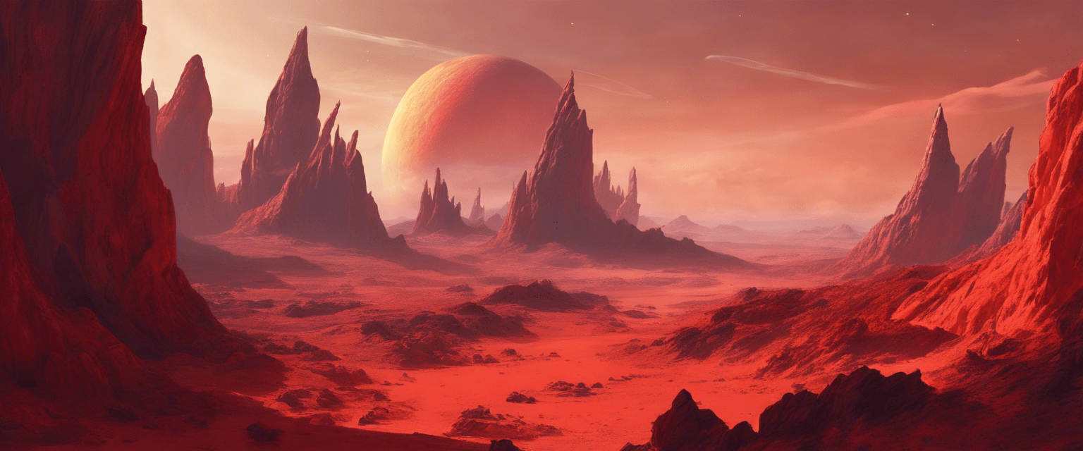 Alien Planet – Cinematic Art von David Moretto