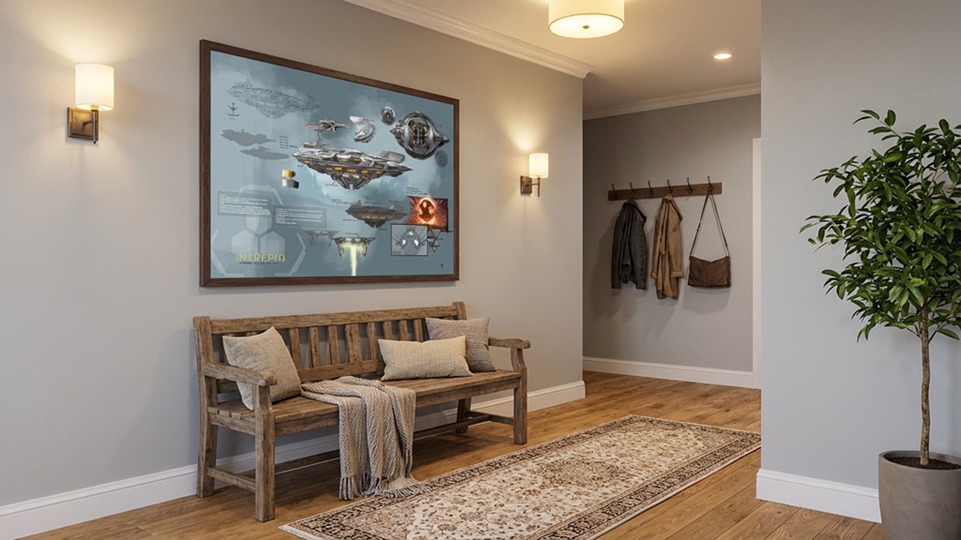 The Intrepid Wohnzimmer